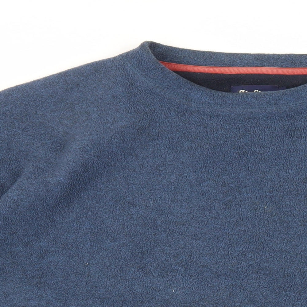 Peter Storm Mens Blue Polyester Pullover Sweatshirt Size L