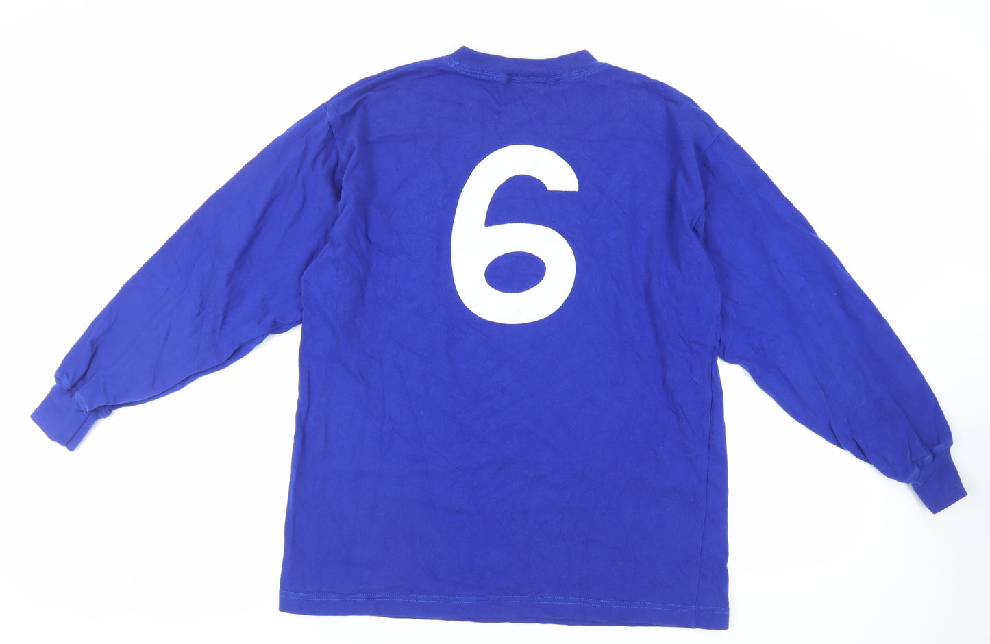 Toffs Mens Blue Cotton T-Shirt Size L Crew Neck - Chelsea FC