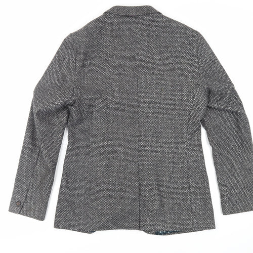 Ted Baker Mens Grey Jacket Blazer Size M Button