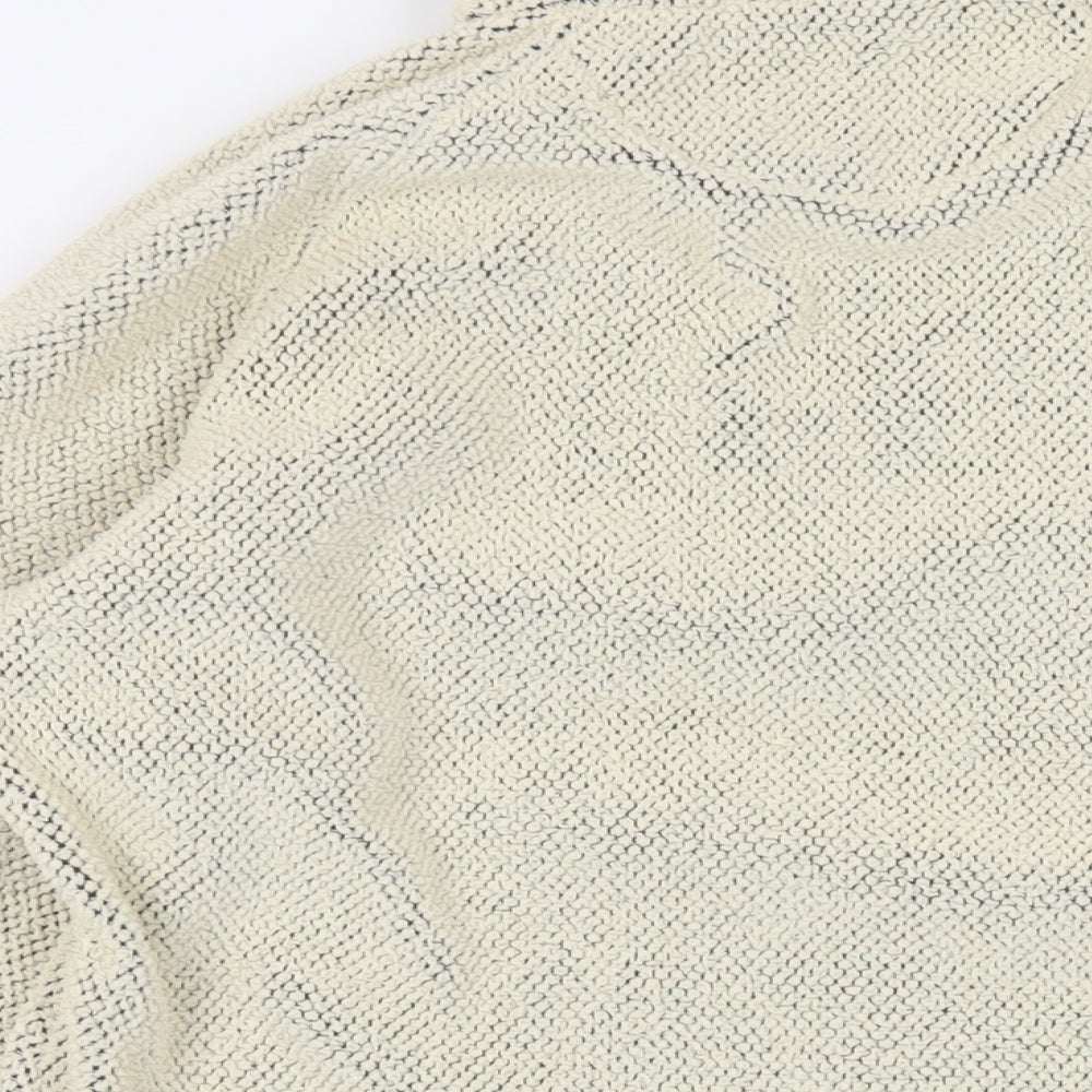 Craghoppers Womens Ivory Polyester Pullover Sweatshirt Size 12 Zip - Logo