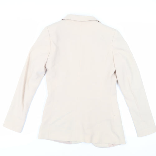 H&M Womens Beige Jacket Blazer Size 6