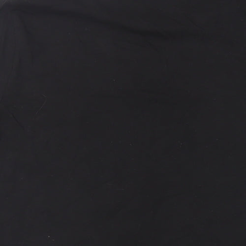 PUMA Mens Black Cotton T-Shirt Size L Crew Neck - Logo