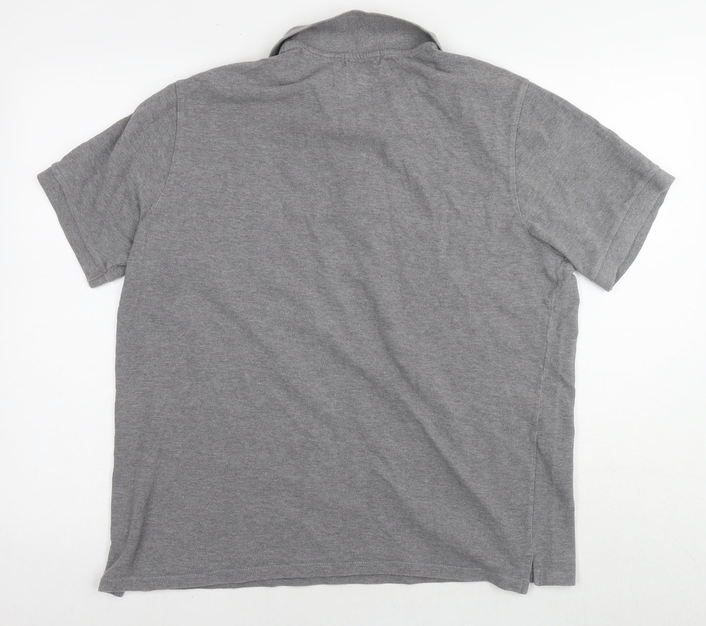 Paul Smith Mens Grey Cotton Polo Size 2XL Collared Pullover