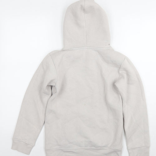Criminal Damage Boys Grey Cotton Pullover Hoodie Size 11-12 Years Pullover - Logo