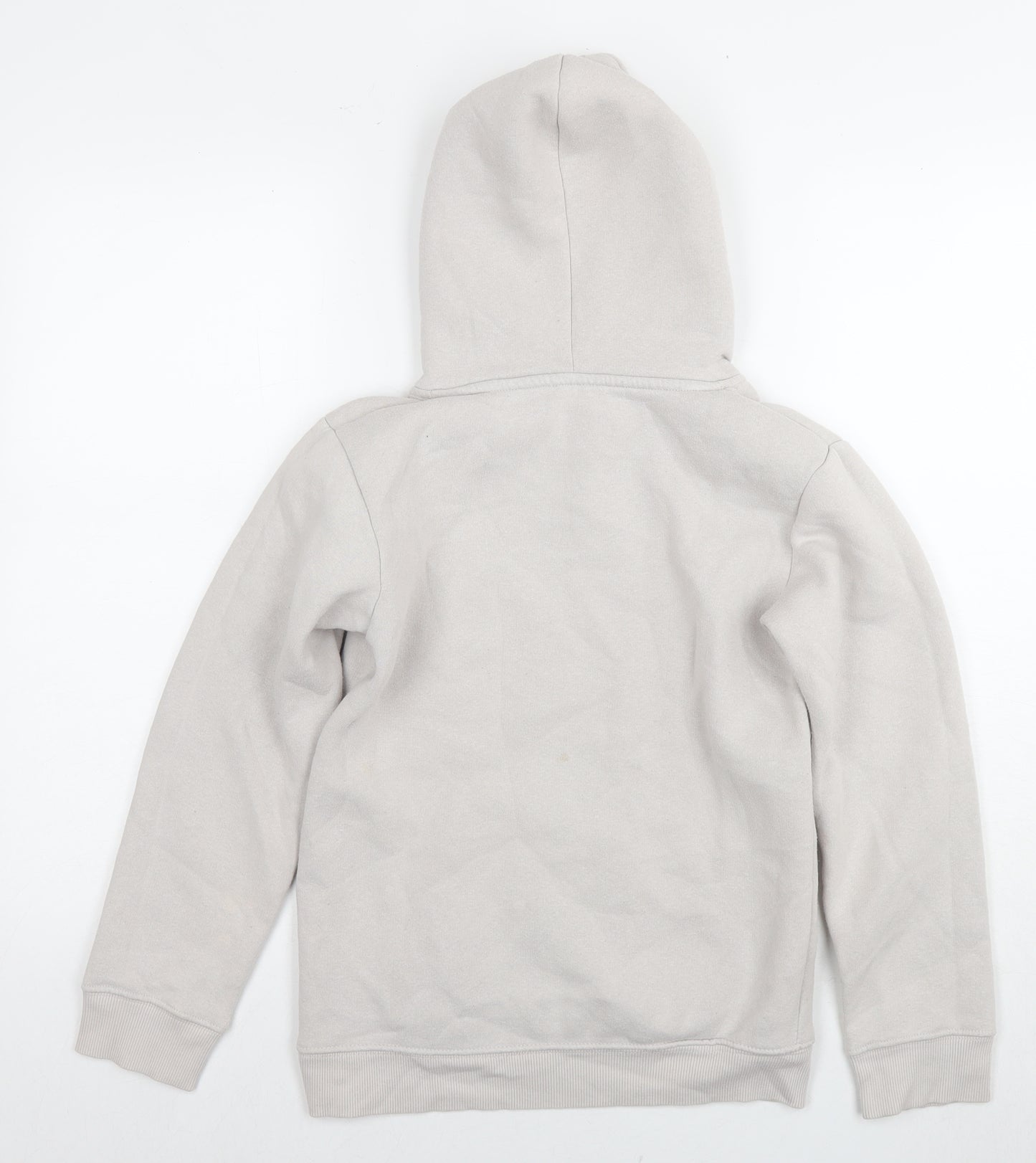 Criminal Damage Boys Grey Cotton Pullover Hoodie Size 11-12 Years Pullover - Logo