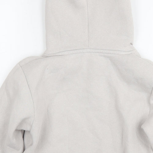 Criminal Damage Boys Grey Cotton Pullover Hoodie Size 11-12 Years Pullover - Logo