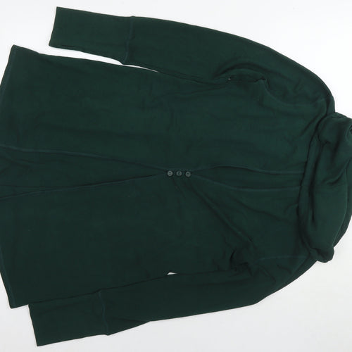 Cable & Gauge Womens Green Polyester Pullover Sweatshirt Size S Pullover