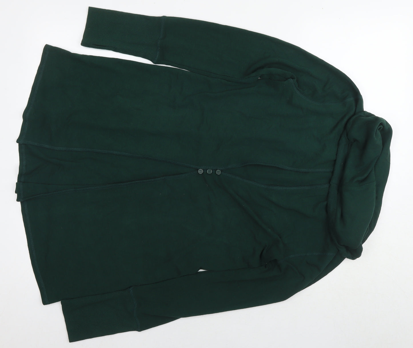 Cable & Gauge Womens Green Polyester Pullover Sweatshirt Size S Pullover