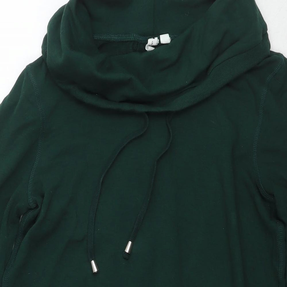 Cable & Gauge Womens Green Polyester Pullover Sweatshirt Size S Pullover