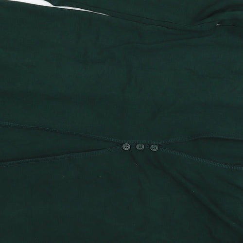 Cable & Gauge Womens Green Polyester Pullover Sweatshirt Size S Pullover
