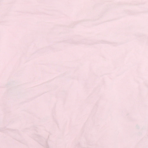 Superdry Womens Pink Cotton Pullover Sweatshirt Size 12 Pullover - Logo