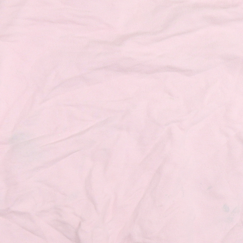 Superdry Womens Pink Cotton Pullover Sweatshirt Size 12 Pullover - Logo