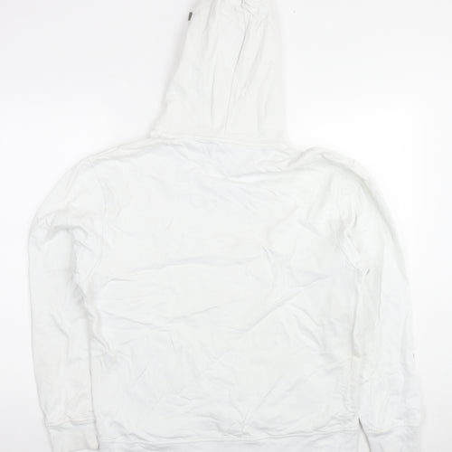 Amsterdam Mens White Polyester Pullover Hoodie Size M - Vincent van Gogh Art