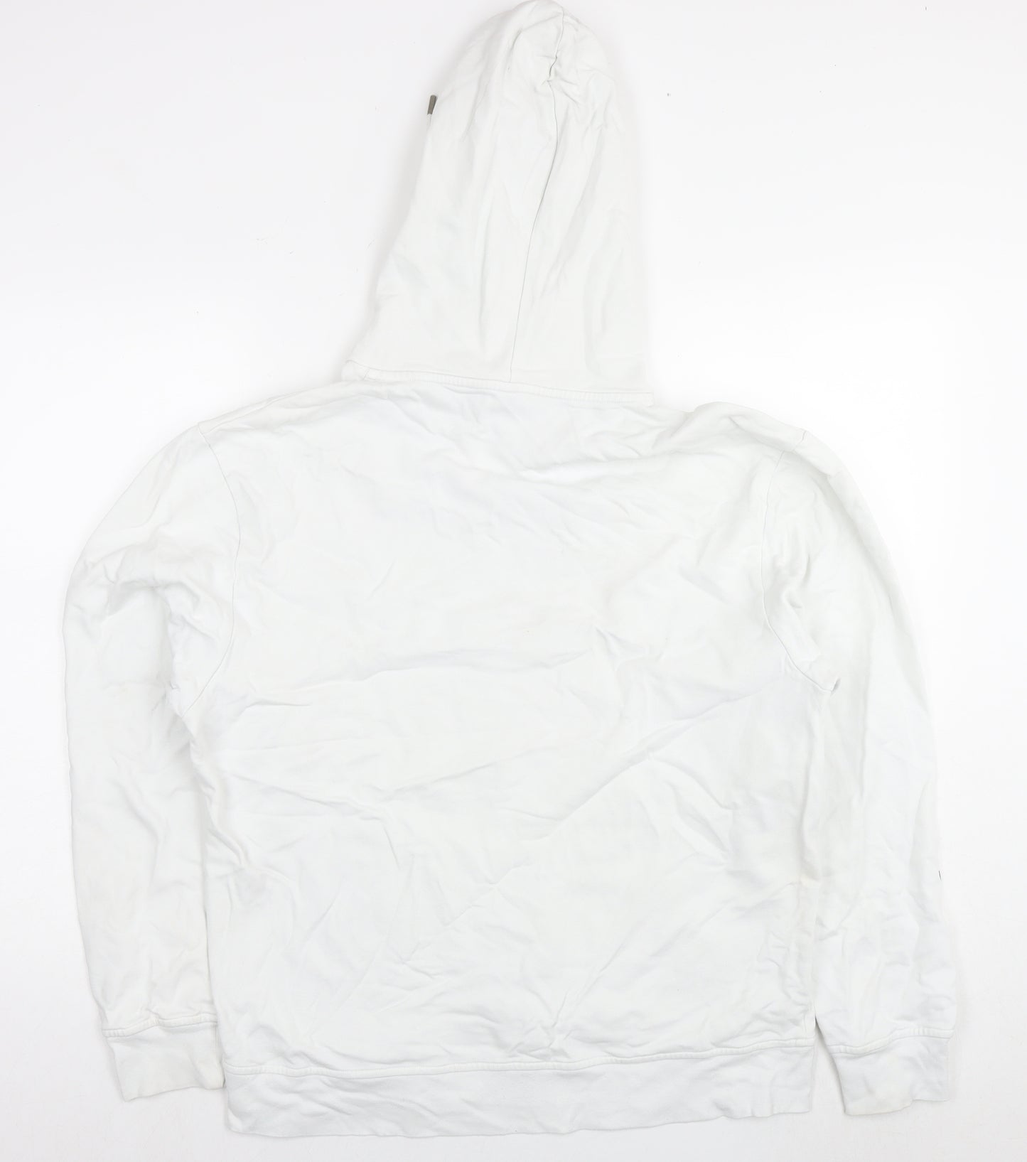 Amsterdam Mens White Polyester Pullover Hoodie Size M - Vincent van Gogh Art