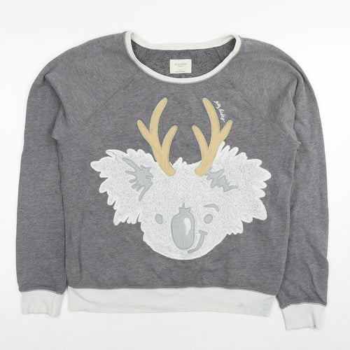 Gilly Hicks Womens Grey Cotton Pullover Sweatshirt Size M Pullover - Coala