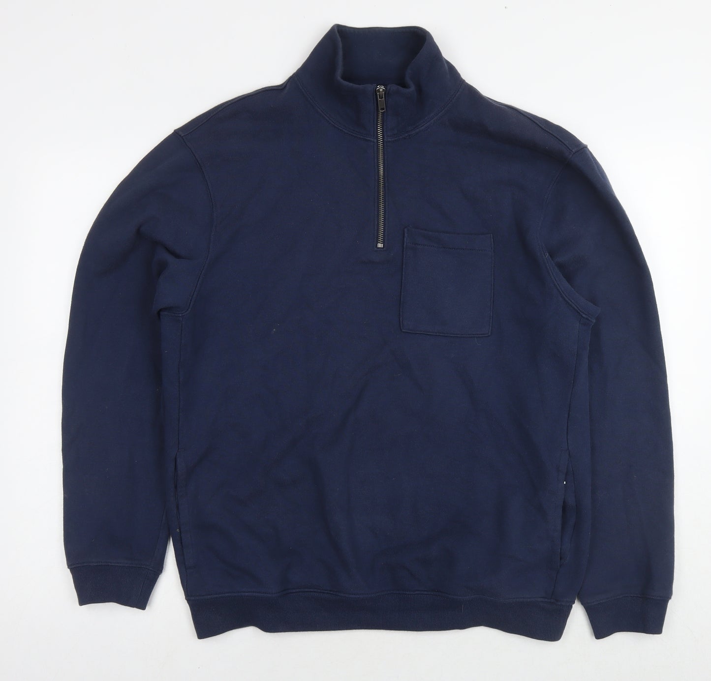 Gap Mens Blue Cotton Pullover Sweatshirt Size S