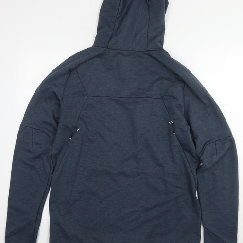 ON Mens Blue Polyester Pullover Hoodie Size L
