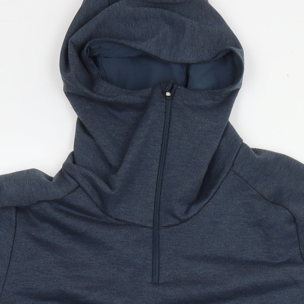 ON Mens Blue Polyester Pullover Hoodie Size L