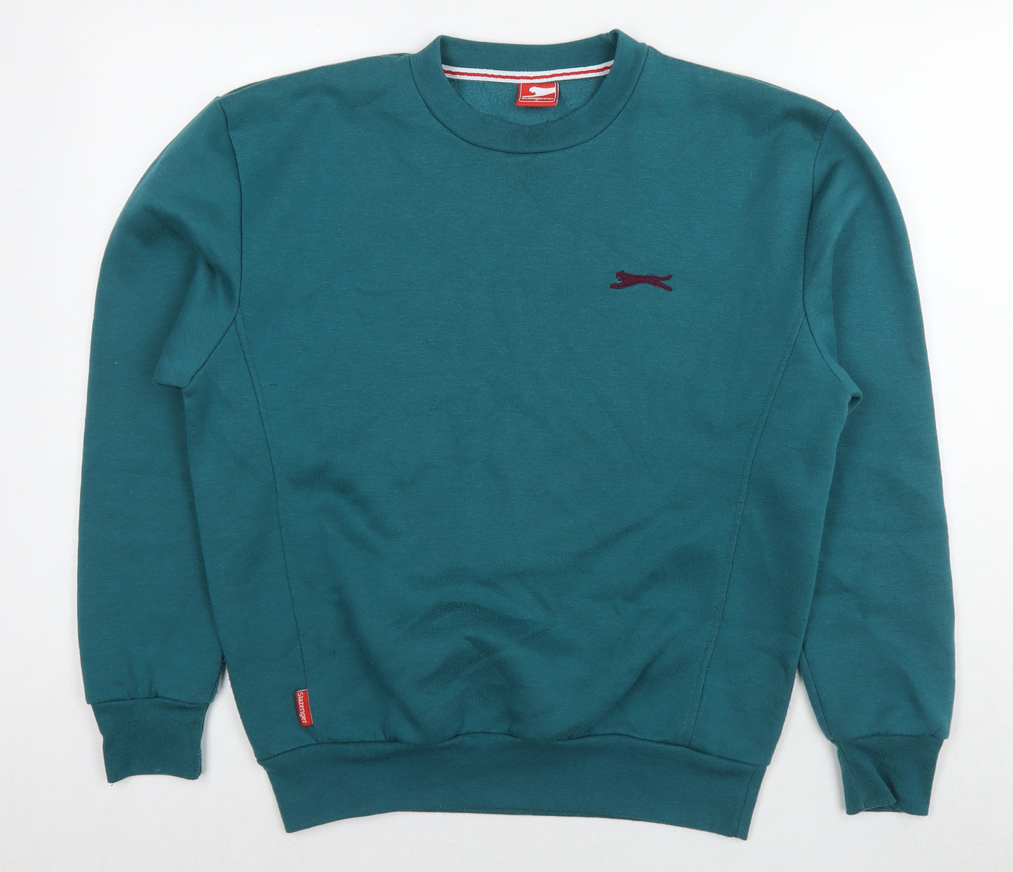 Slazenger Mens Blue Cotton Pullover Sweatshirt Size S