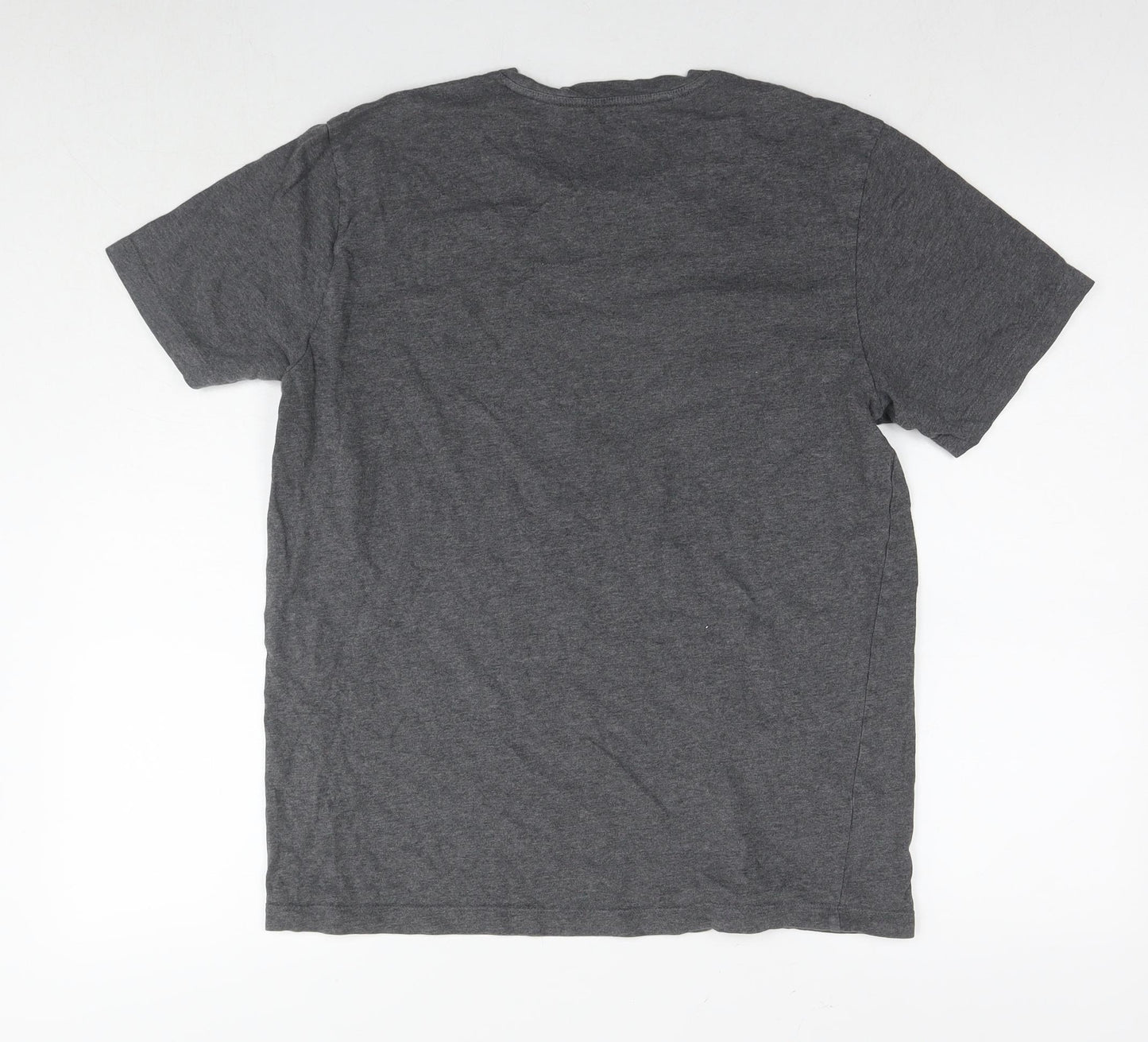 Banana Republic Womens Grey Cotton Basic T-Shirt Size M Round Neck
