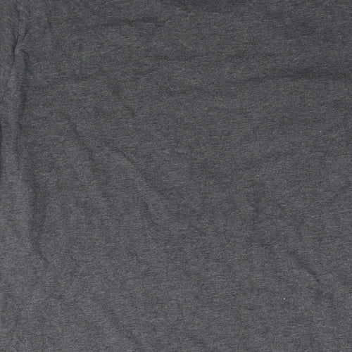 Banana Republic Womens Grey Cotton Basic T-Shirt Size M Round Neck