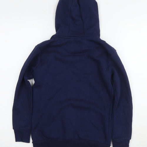 McKenzie Girls Blue Cotton Pullover Hoodie Size 12-13 Years Pullover - Logo