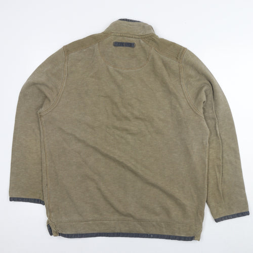 MANTARAY PRODUCTS Mens Brown Cotton Pullover Sweatshirt Size M