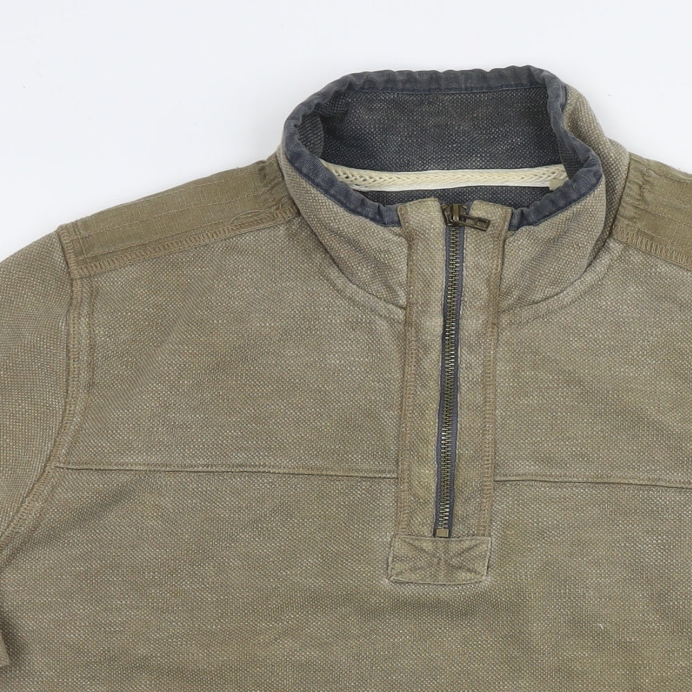 MANTARAY PRODUCTS Mens Brown Cotton Pullover Sweatshirt Size M