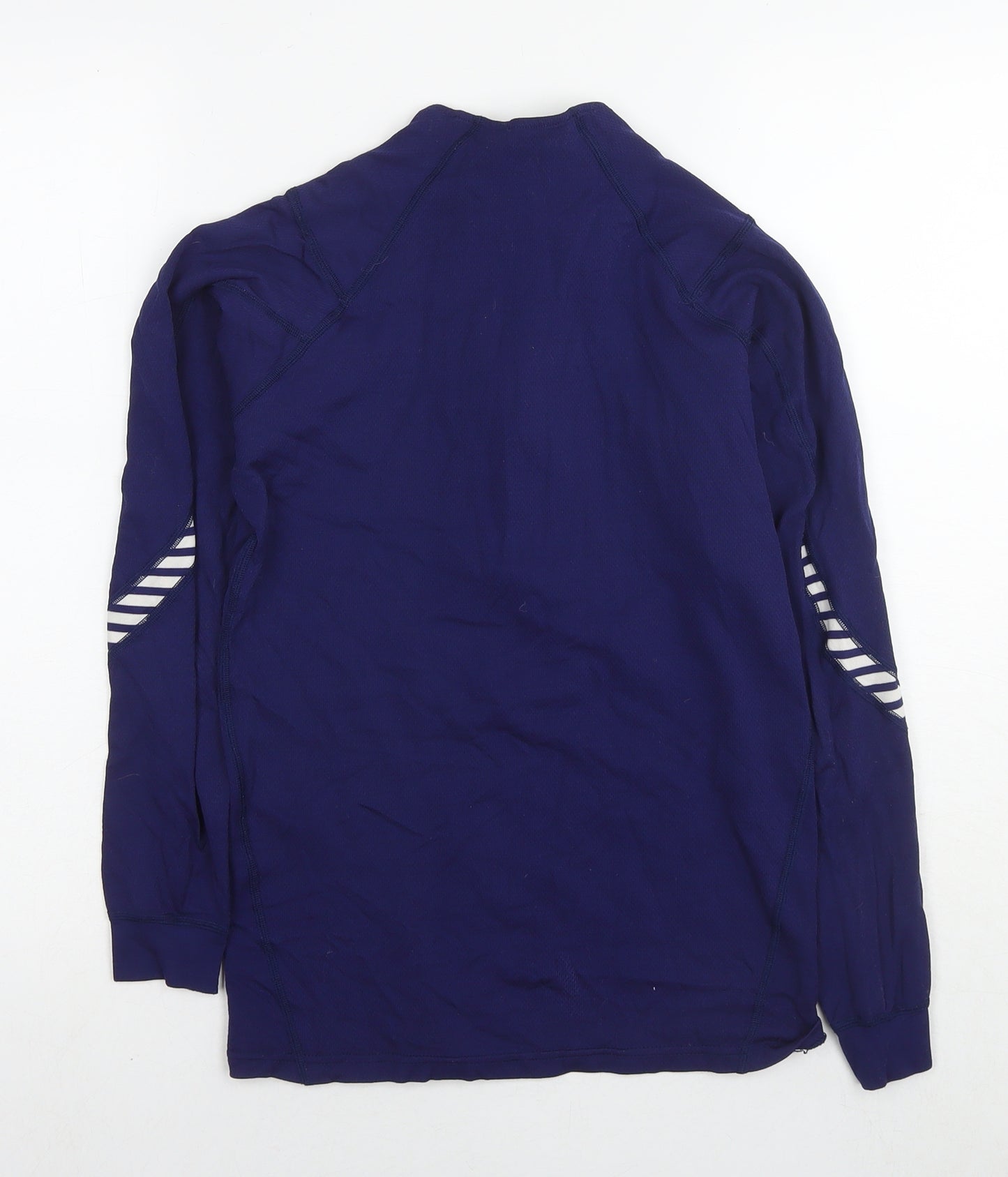 Helly Hansen Womens Blue Polyethylene Basic Casual Size S Round Neck Pullover