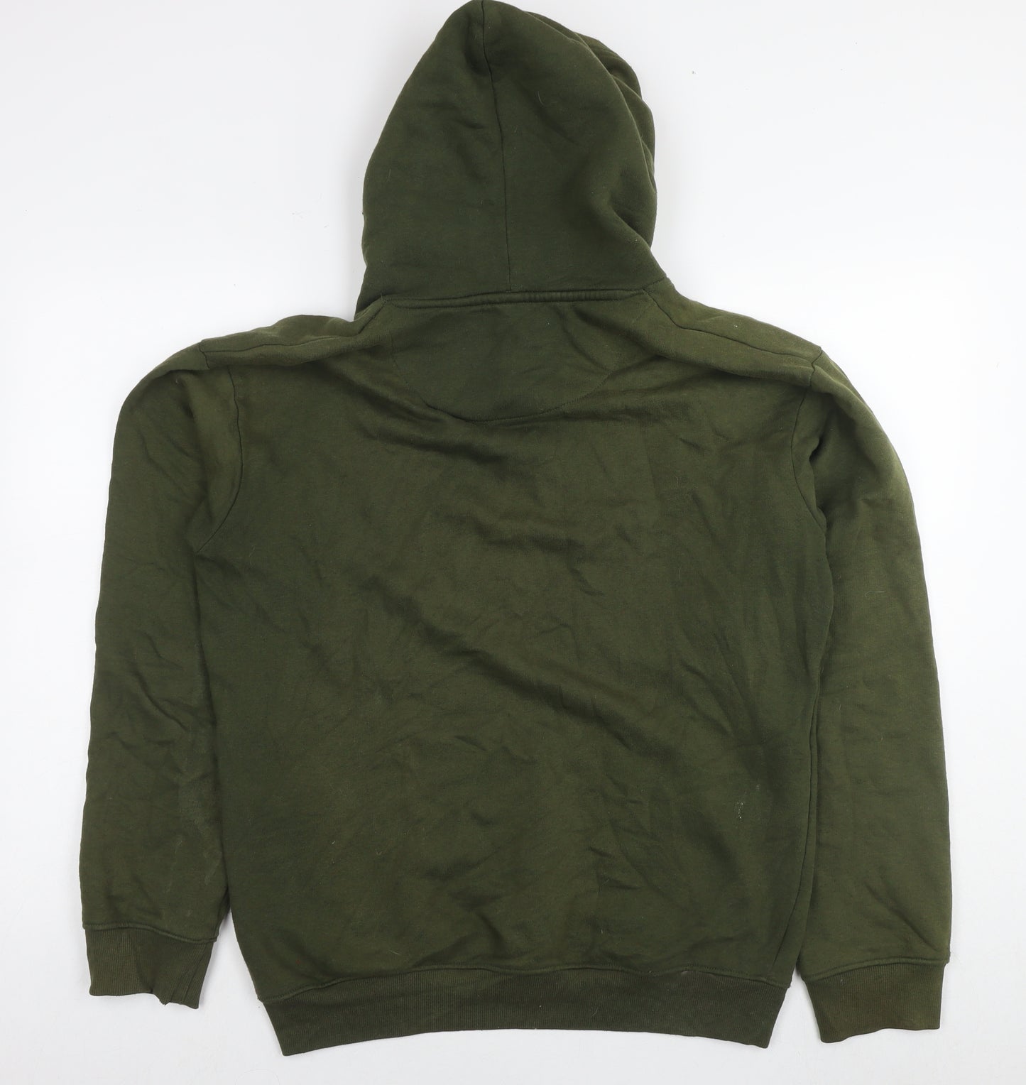 Good For Nothing Womens Green Cotton Pullover Hoodie Size XL Pullover - Logo