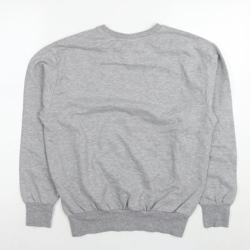 Harry Potter Womens Grey Cotton Pullover Sweatshirt Size 12 Pullover - Logo
