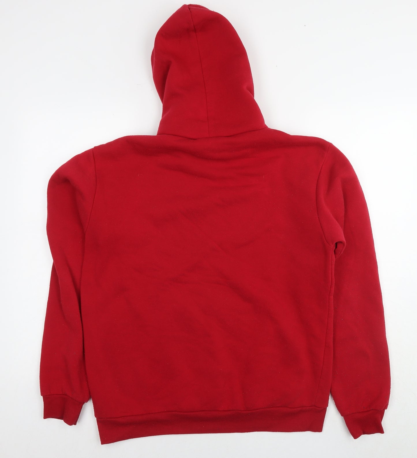 Australia Mens Red Polyester Pullover Hoodie Size M - Logo