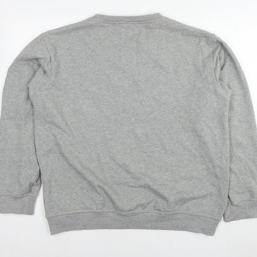 CP Company Mens Grey Polyester Pullover Sweatshirt Size 2XL - Logo