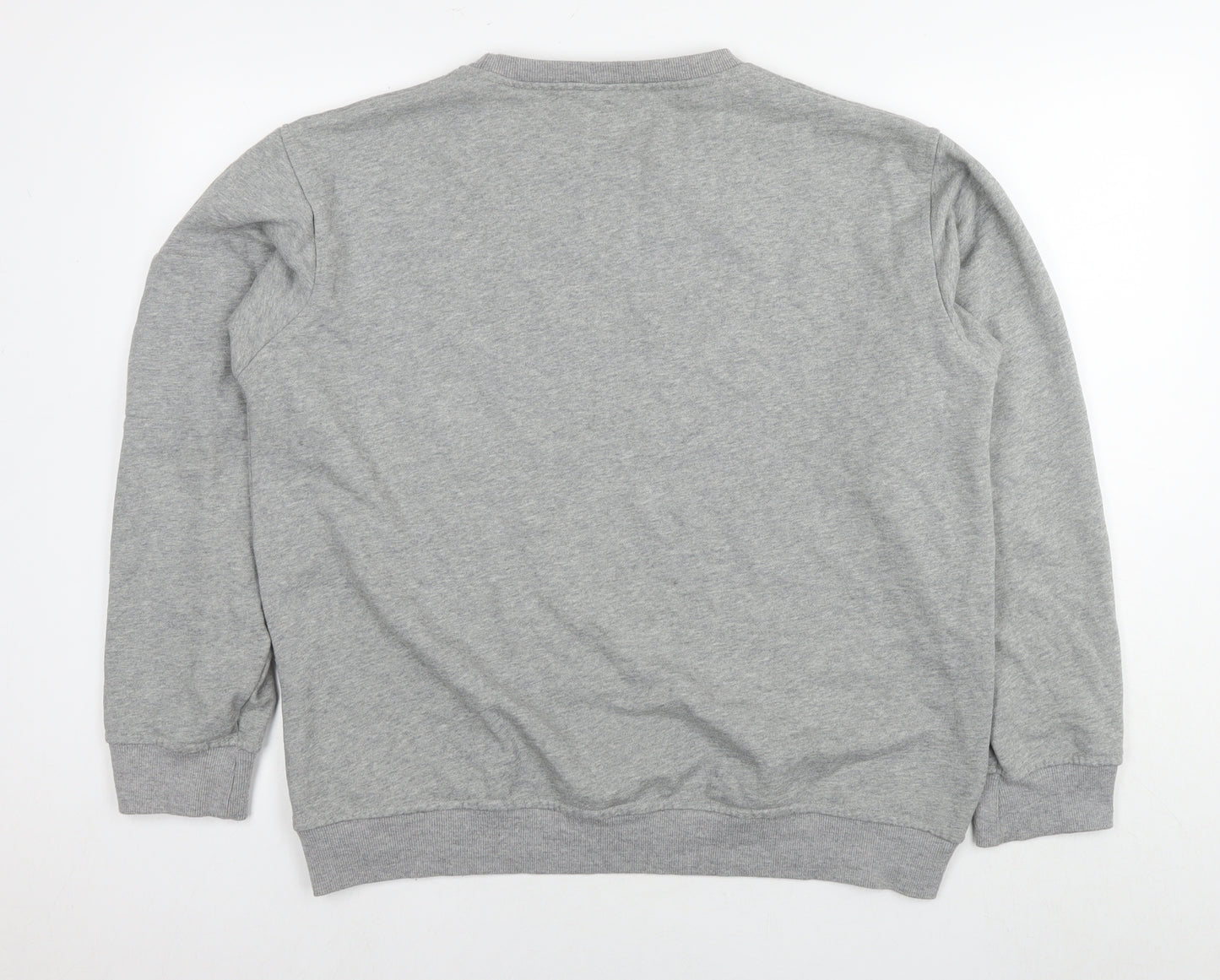 CP Company Mens Grey Polyester Pullover Sweatshirt Size 2XL - Logo