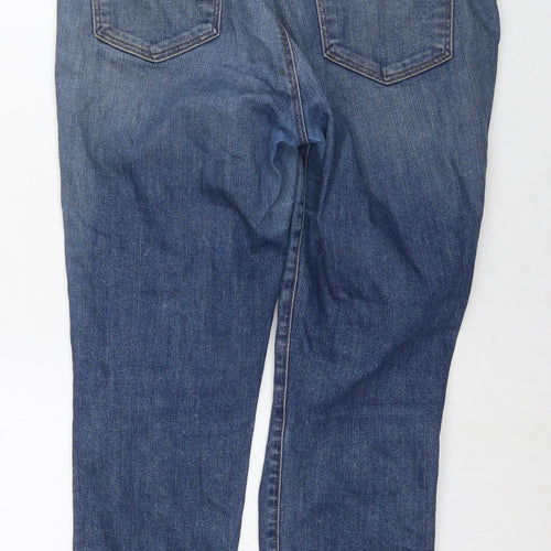 J.Brand Womens Blue Cotton Cropped Jeans Size 31 in L25 in Regular Zip