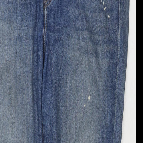 J.Brand Womens Blue Cotton Cropped Jeans Size 31 in L25 in Regular Zip
