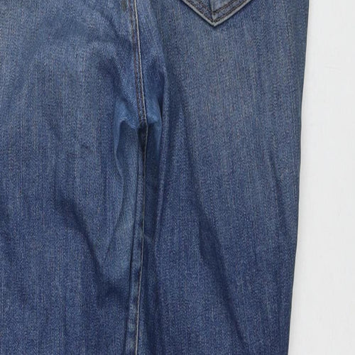 J.Brand Womens Blue Cotton Cropped Jeans Size 31 in L25 in Regular Zip