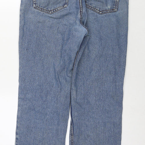 Levi's Mens Blue Cotton Straight Jeans Size 32 in L32 in Regular Zip