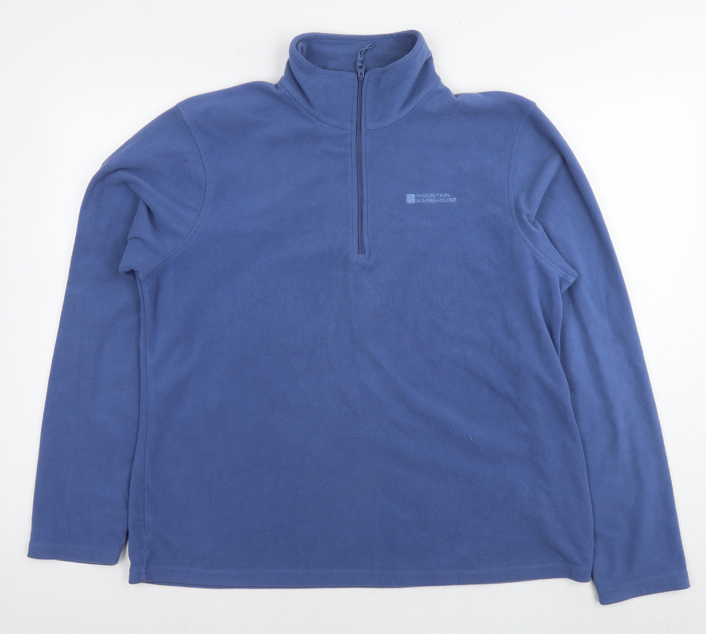 Mountain Warehouse Mens Blue Polyester Pullover Sweatshirt Size XL