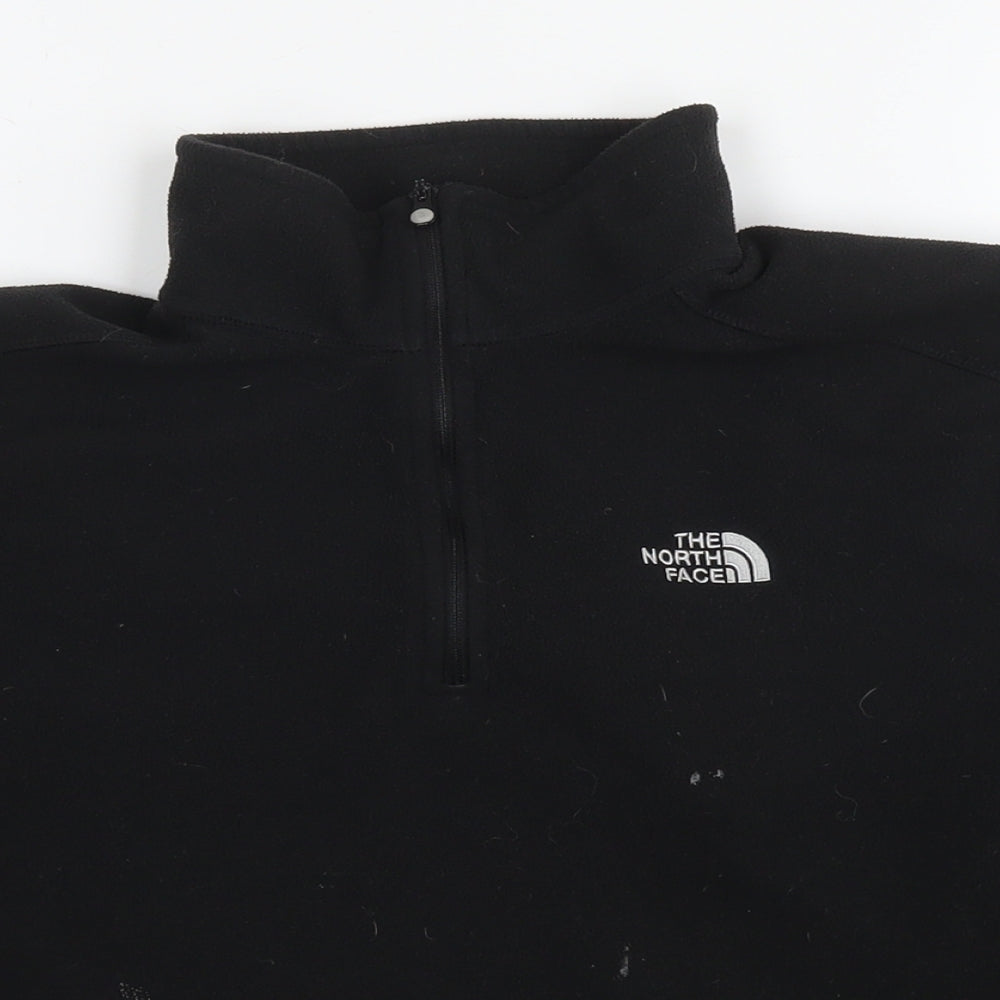 The North Face Mens Black Polyester Pullover Sweatshirt Size L