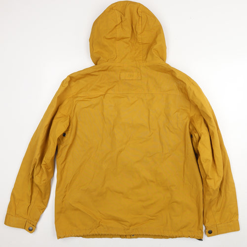 MANTARAY PRODUCTS Mens Yellow Parka Jacket Size L Zip