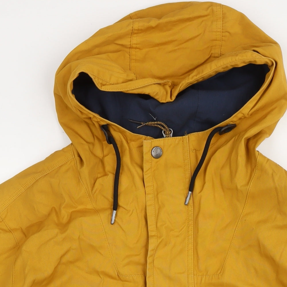 MANTARAY PRODUCTS Mens Yellow Parka Jacket Size L Zip