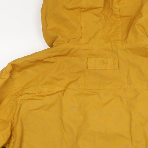 MANTARAY PRODUCTS Mens Yellow Parka Jacket Size L Zip