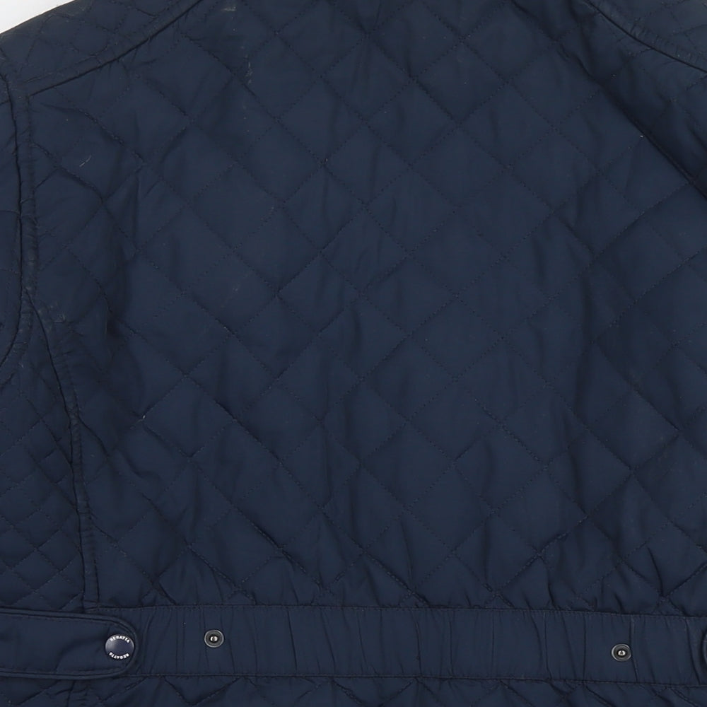 Regatta Womens Blue Quilted Jacket Size 18 Zip