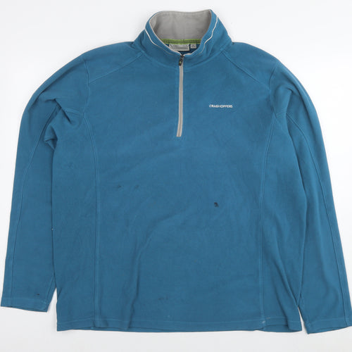 Craghoppers Mens Blue Polyester Pullover Sweatshirt Size XL