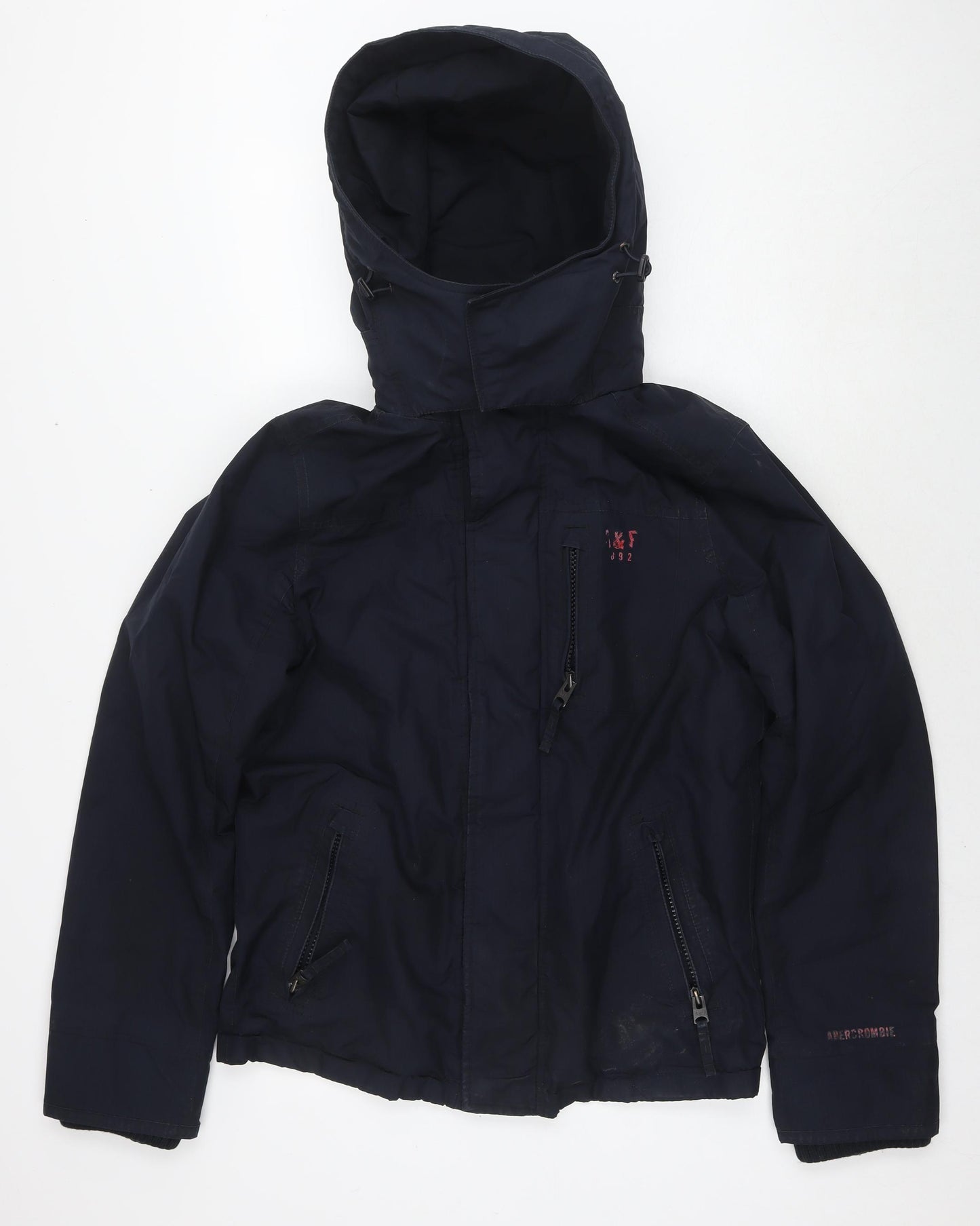 Abercrombie & Fitch Womens Blue Jacket Size M Zip