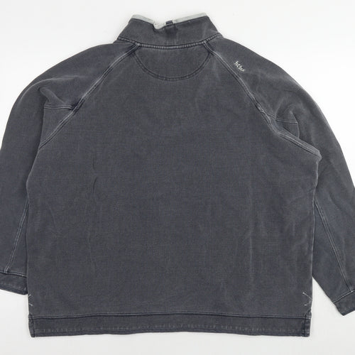 Fat Face Mens Grey Cotton Pullover Sweatshirt Size XL