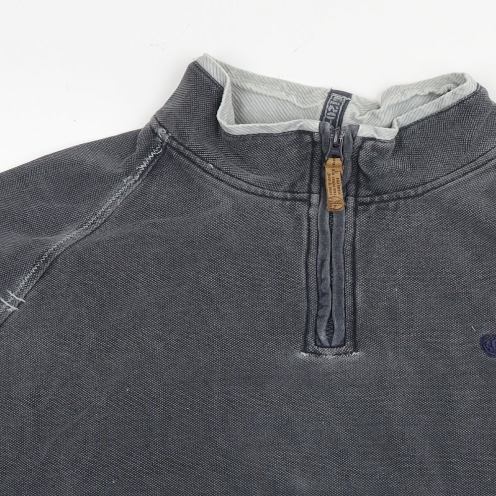 Fat Face Mens Grey Cotton Pullover Sweatshirt Size XL