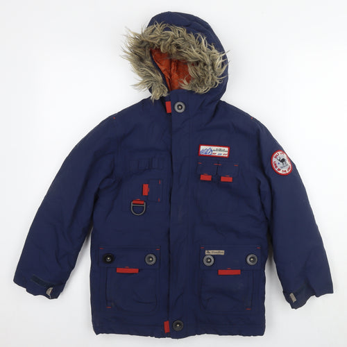 DECATHLON Boys Blue Jacket Size 6 Years Zip