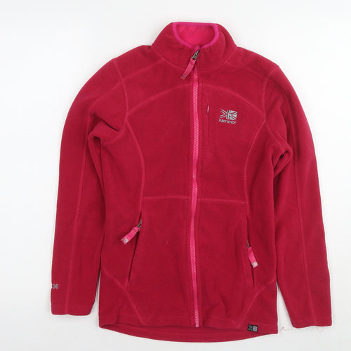 Karrimor Girls Pink Jacket Size 11-12 Years Zip